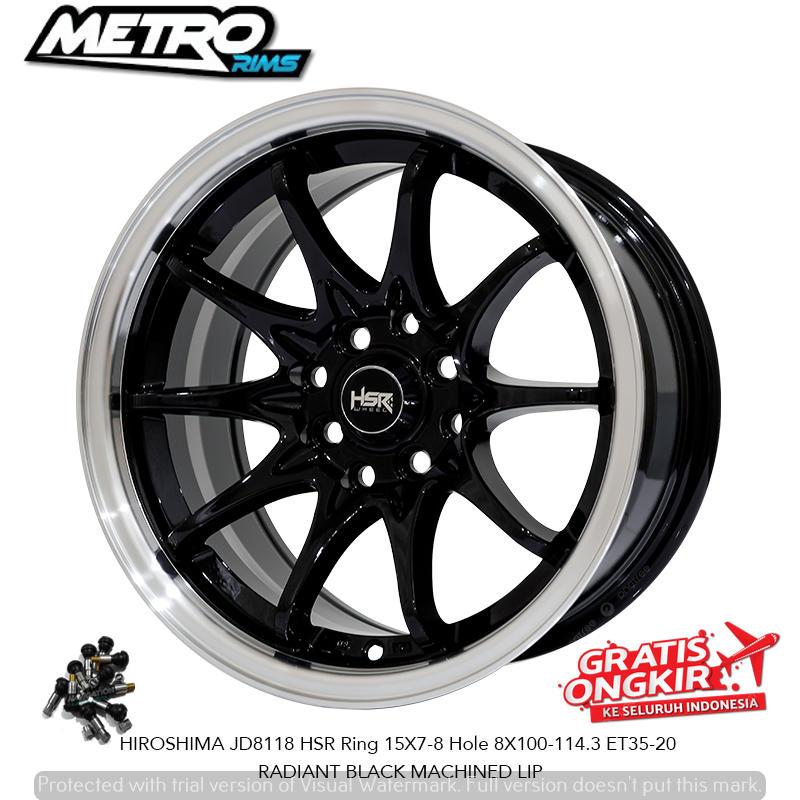 Terbaru velg racing celong ring 15 mobil brio satya rs datsun agya ayla mobilio velk hiroshima R15
