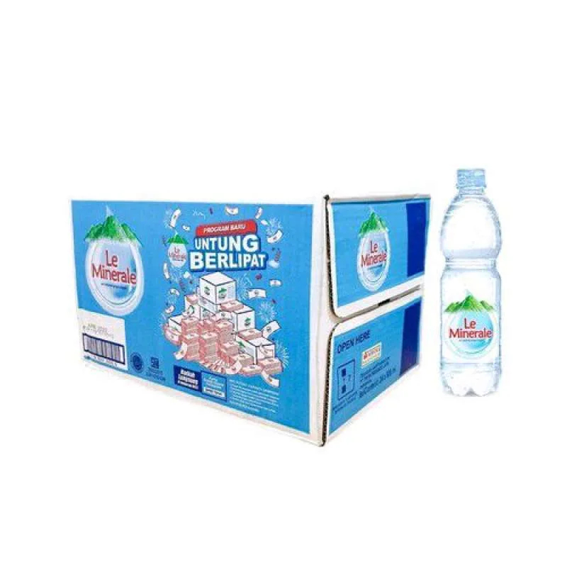 

LE MINERALE AIR MINERAL 600ml - 1 KARTON [24 BOTOL]