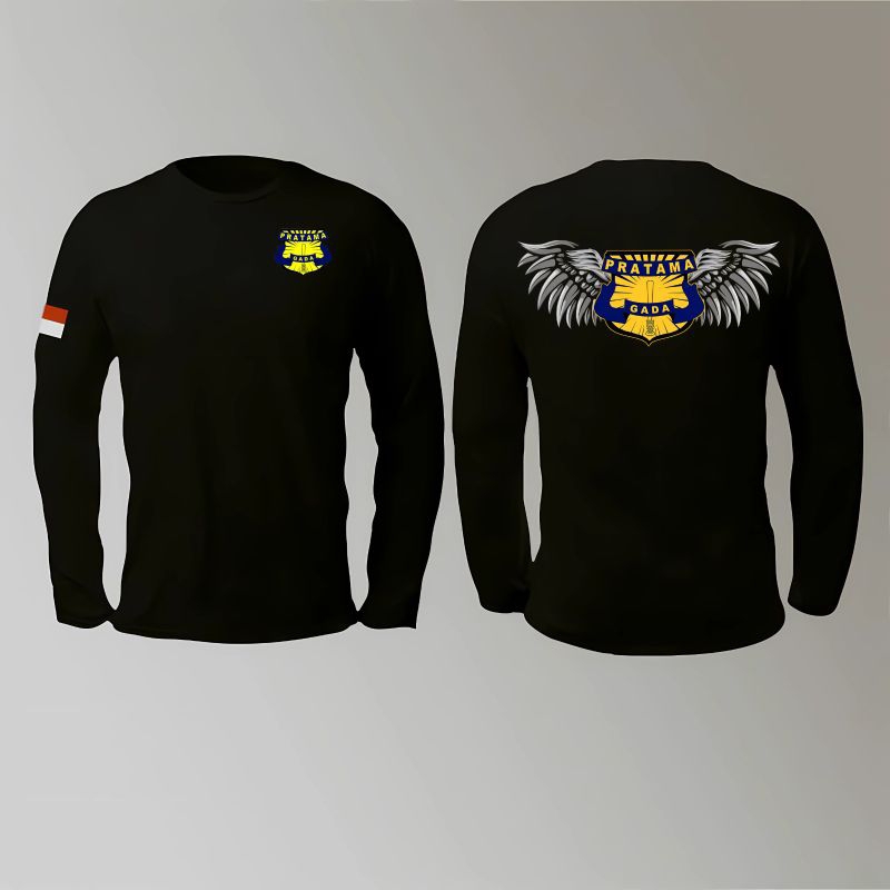 KAOS ATASAN PRIA PRATAMA GADA/SECURITY LENGAN PANJANG