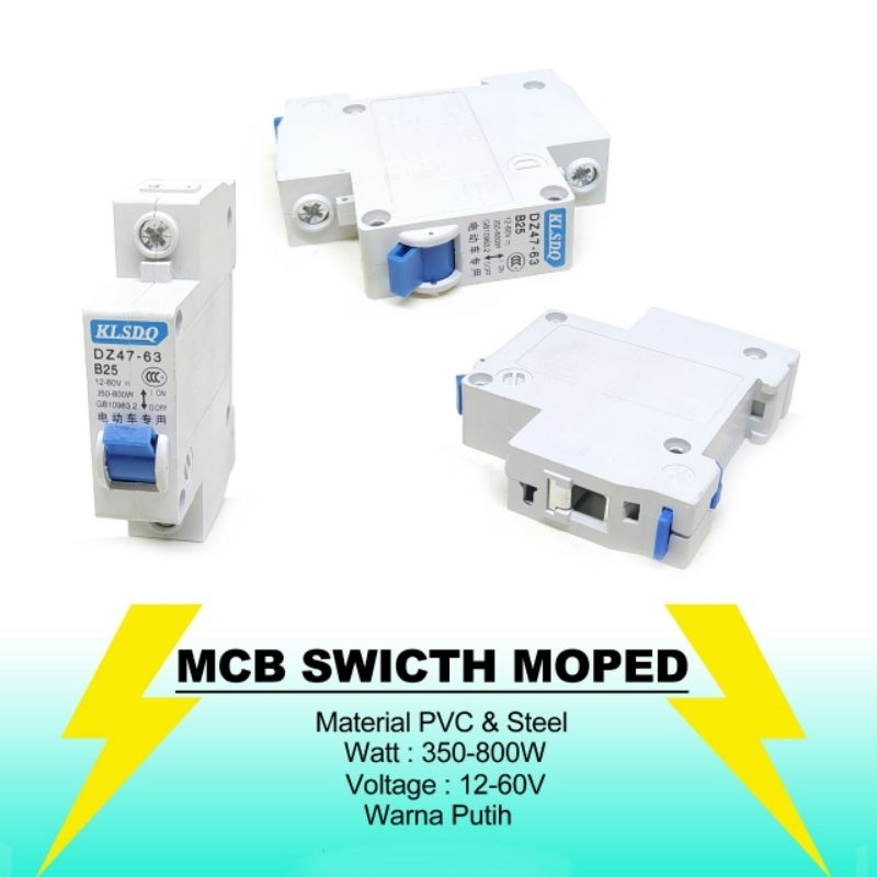 MCB Switch Moped Sepeda Listrik ( KK)