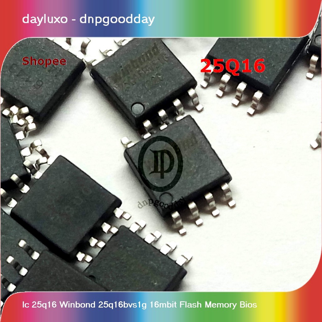 ic 25q16 winbond 25q16bvs1g 16mbit flash memory bios