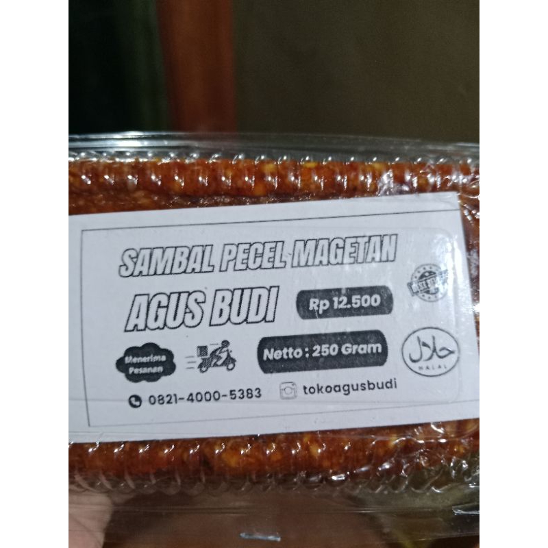

Sambal Pecel Magetan ¼ Kilogram