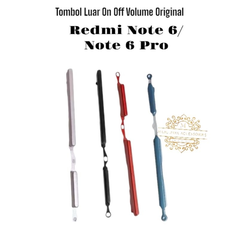 Tombol Luar On Off Volume Original Redmi Note 6 Redmi Note 6 Pro