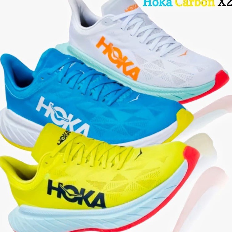 KODE O6C SEPATU LARI PRIA WANITA HOKA HOKA ONE ONE CARBON X2 SEPATU RUNNINGGYM HOKA HOKA JOGGING