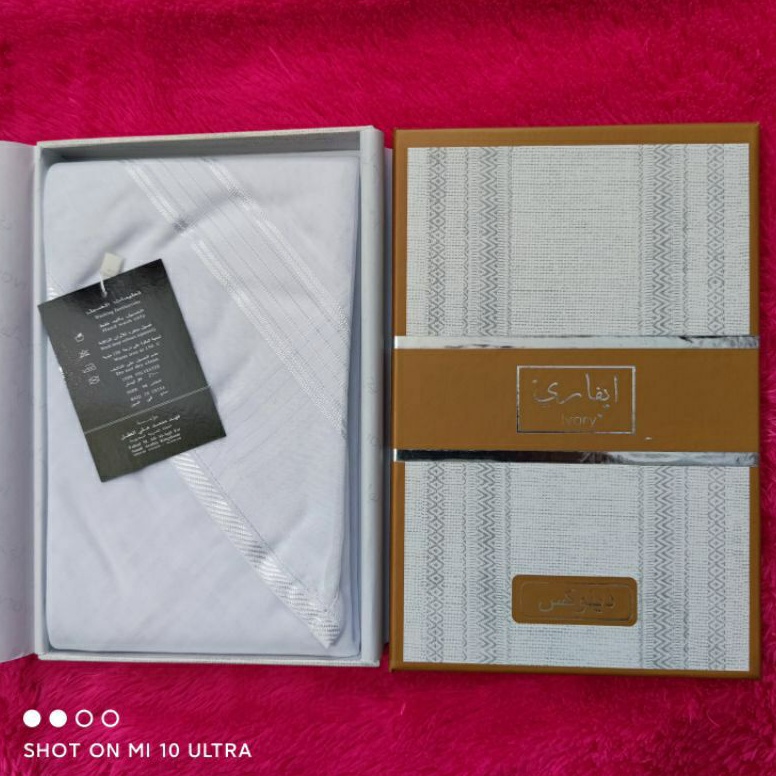KODE Q46J sorban putih ivary made in saudi arabia