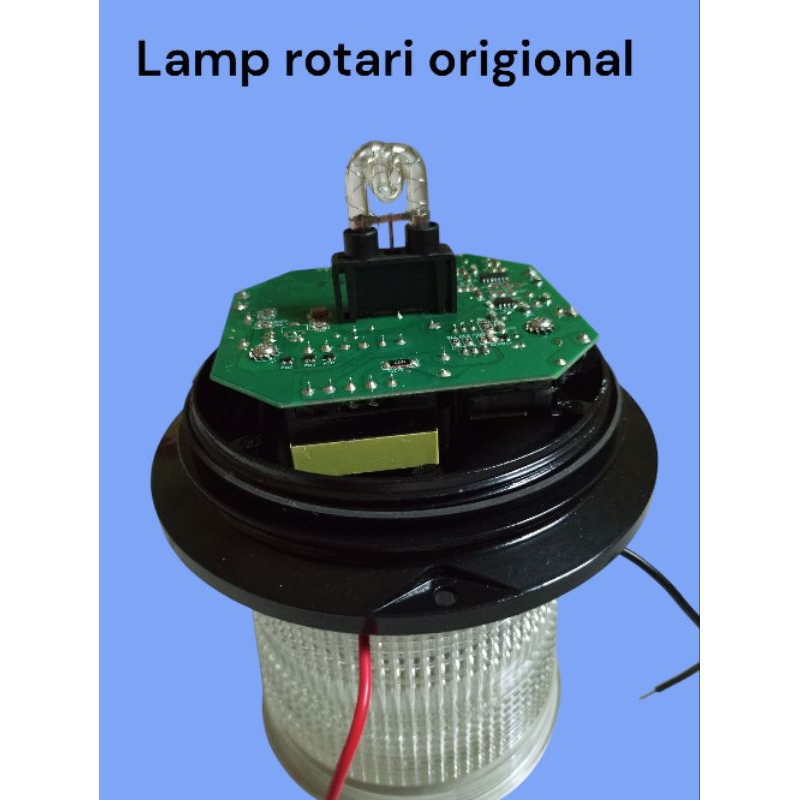 LAMPU ROTARI BLITZ SERI H ORIGIONAL 2024 1X2X KEDIP OTOMATIS 12VOLT-24VOLT DC