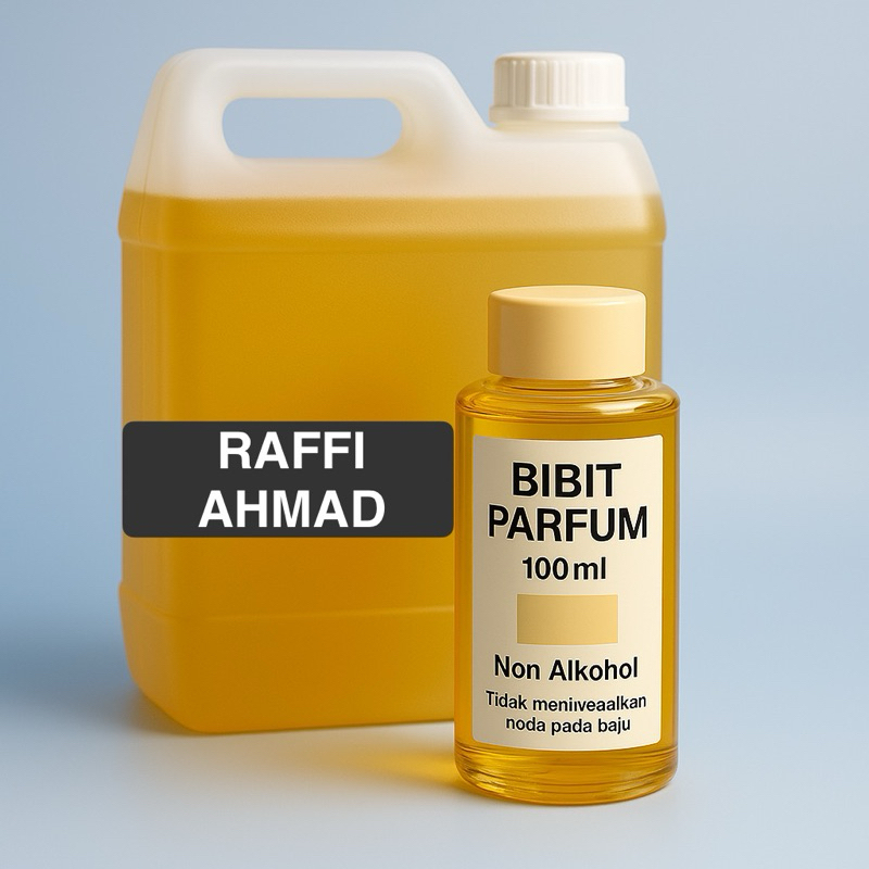 Bibit / Biang Parfum RAFFI AHMAD 100ml Wangi Tahan Lama - Minyak Wangi Import Non Alkohol Parfume/Fa