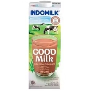 

Indomilk UHT coklat 950ml/susu Indomilk coklat