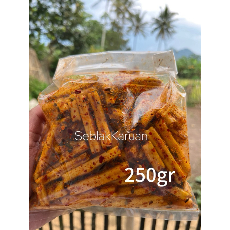 

seblak kerupuk potato/noni noni/seblak kerupuk kering/pedas daun jeruk/original daun jeruk isi 250gr