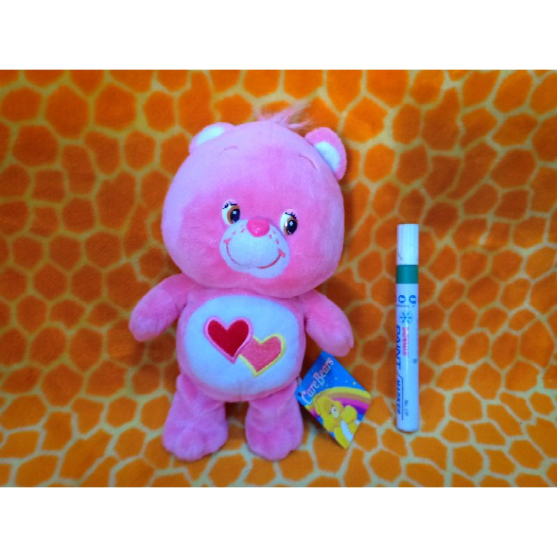 Boneka care Bears pink love badan dan kaki New tag