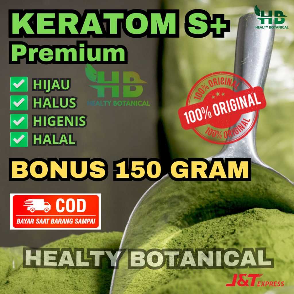

HB bubuk daun purli purlik ultra kalimantan super s+ bonus 150g