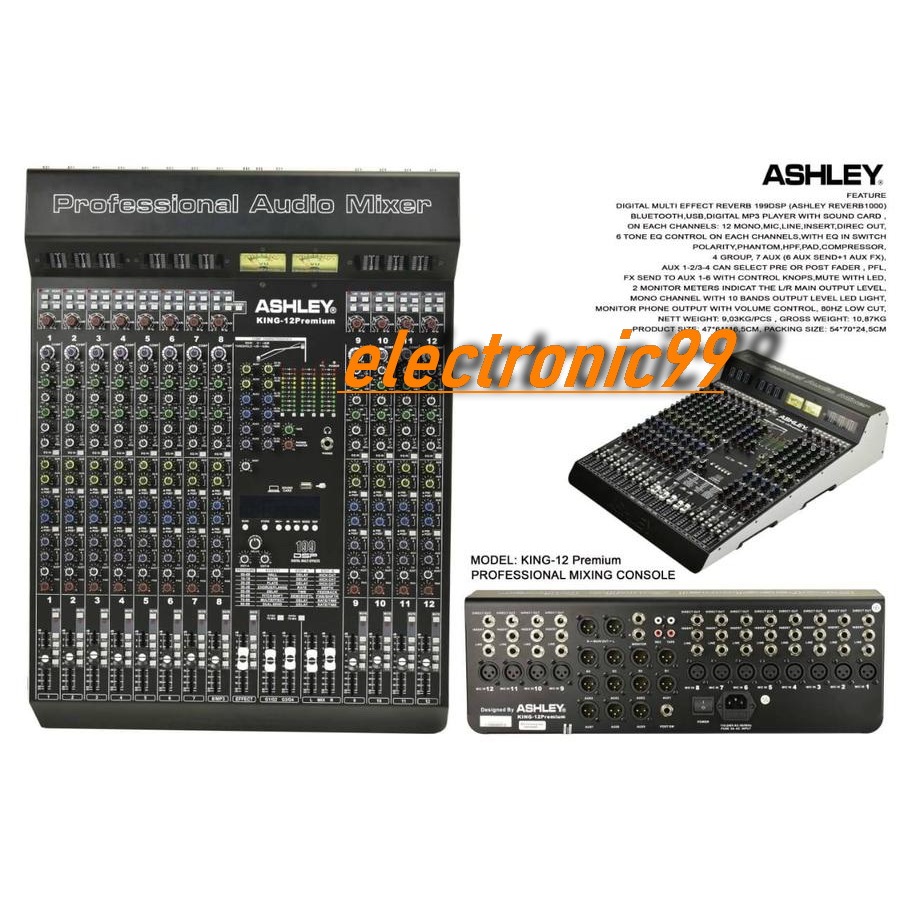 MIXER ASHLEY KING 12 PREMIUM KING12 PREMIUM KING12PREMIUM ORIGINAL