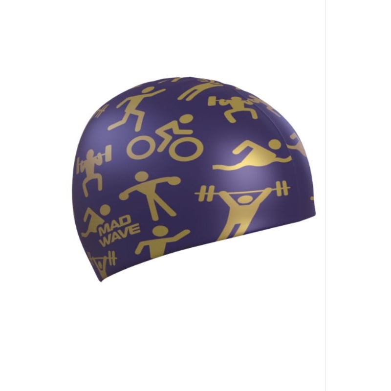 MADWAVE SILICONE SWIM CAP  -  TOPI RENANG MADWAVE