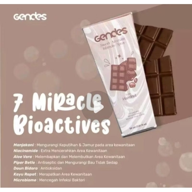 Gendes Feminine Sweet Aromatic Care Spray Kewanitaan Parfum Miss V