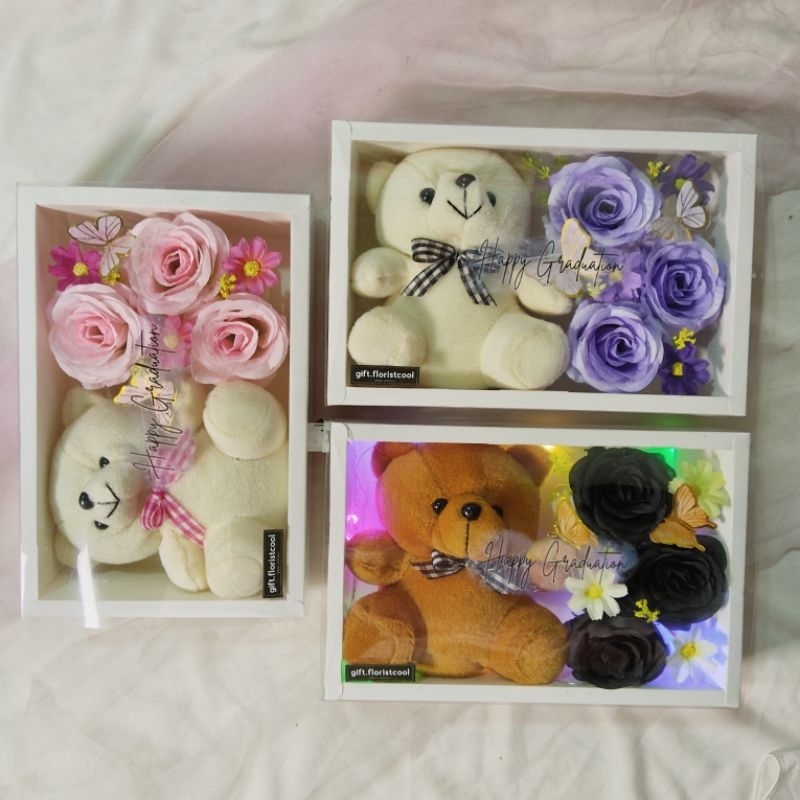 GIFT BOX WISUDA/Box boneka/Buket boneka/Buket Bunga/Buket wisuda/Graduation/Birthday/Sempro