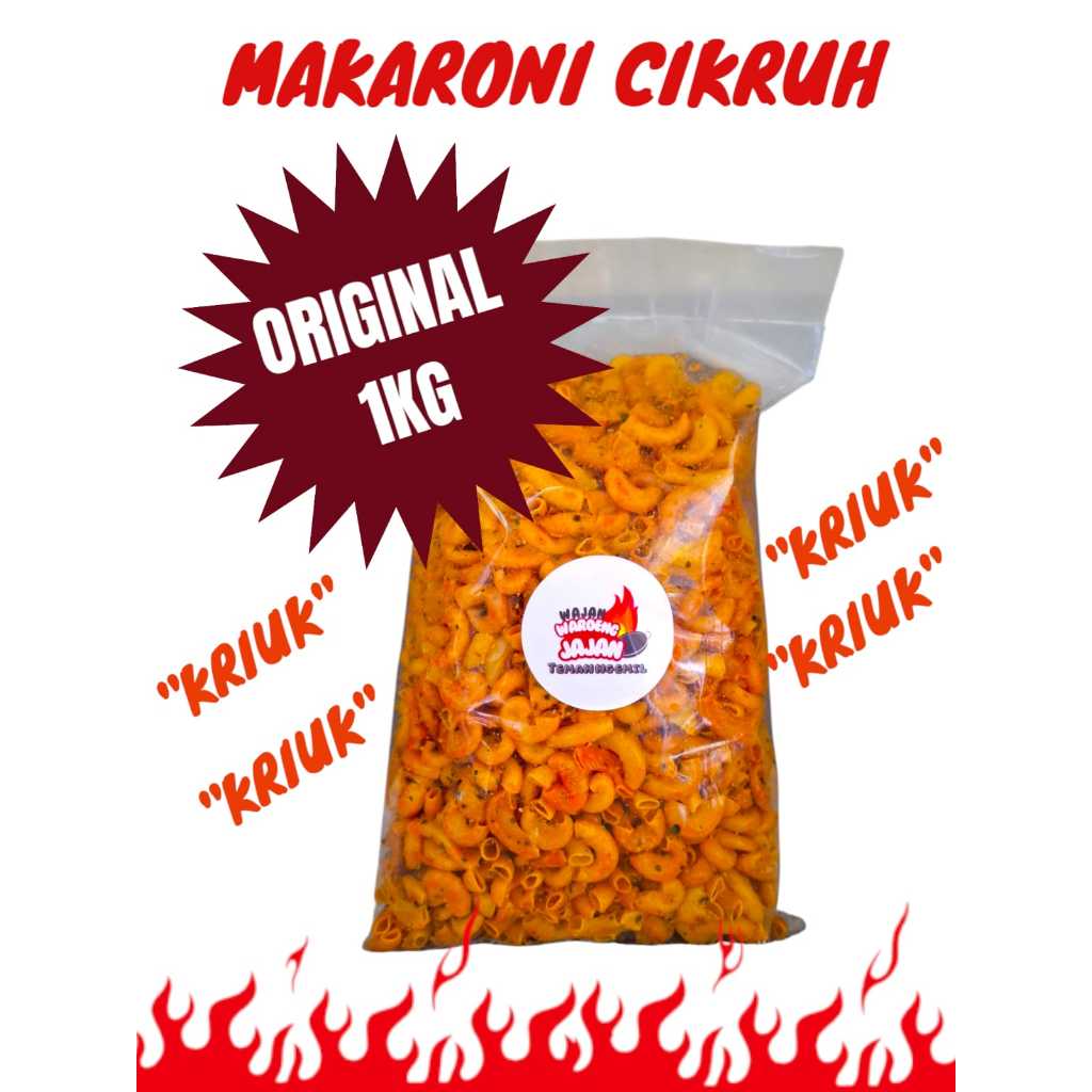 

Makaroni Cikruh 1 Kg Original Asin Daun Jeruk