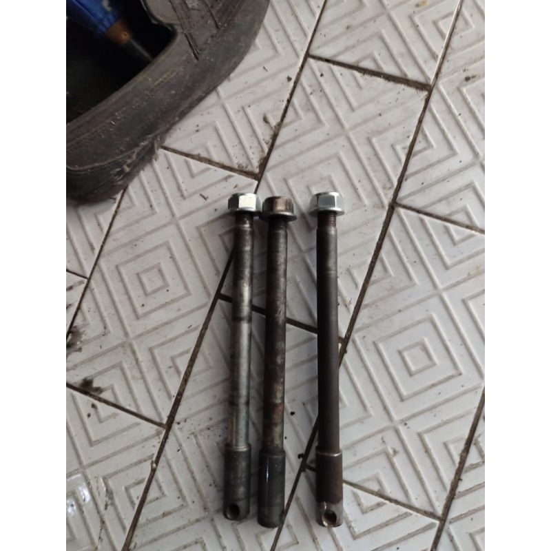 As Roda Depan Set Mur Kawasaki Ninja R RR KR Original Bekas Copotan Motor Second 2nd