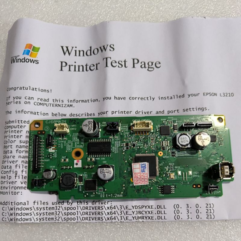 Mainboard Epson L3110 Mainboard Printer Epson L3210 Print Copy Scan
