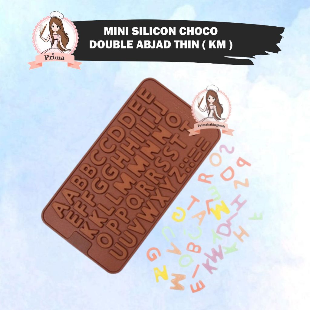Cetakan Silikon Huruf / Cetakan Angka / Cetakan Silikon / Cetakan Puding / Cetakan Huruf Puding Cust