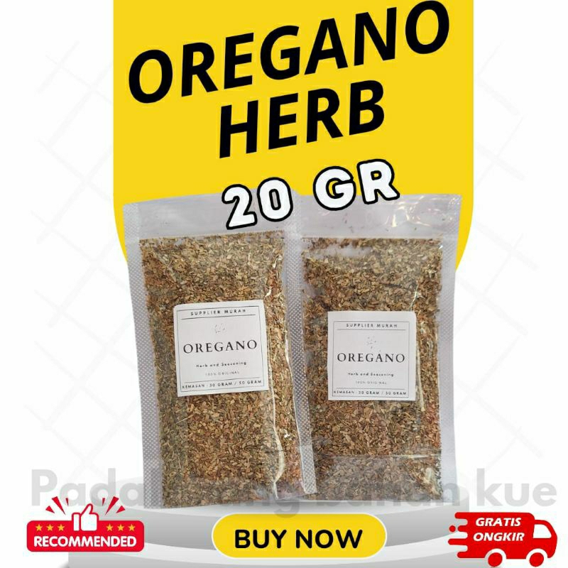 

Oregano 20 Gram / Oregano Flakes / Rempah Murah / Rempah murni premium
