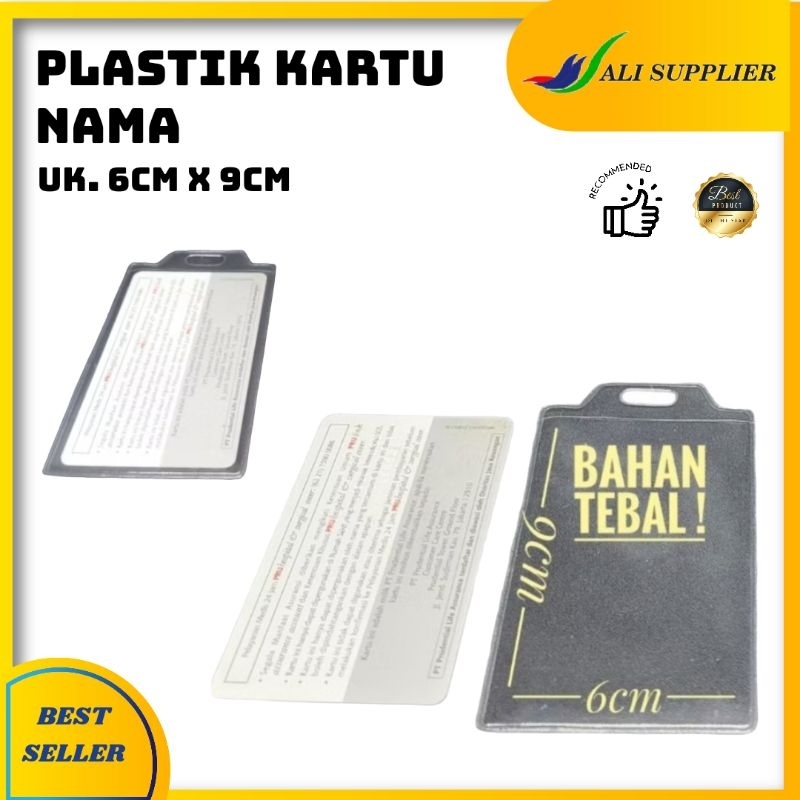 

Sampul cover ID Card Tebal / Tanda Pengenal / Casing ID Card / Plastik KTP / Cover plastik KTP / Ukuran 6x9 MURAH ! / PLASTIK KARTU NAMA / CASING TEMPAT KARTU / TEMPAT ID LANYARD / SAMPUL KARTU TEBAL / COVER KARTU / TEMPAT ID / SAMPUL EMONEY SAMPUL FLAZZ
