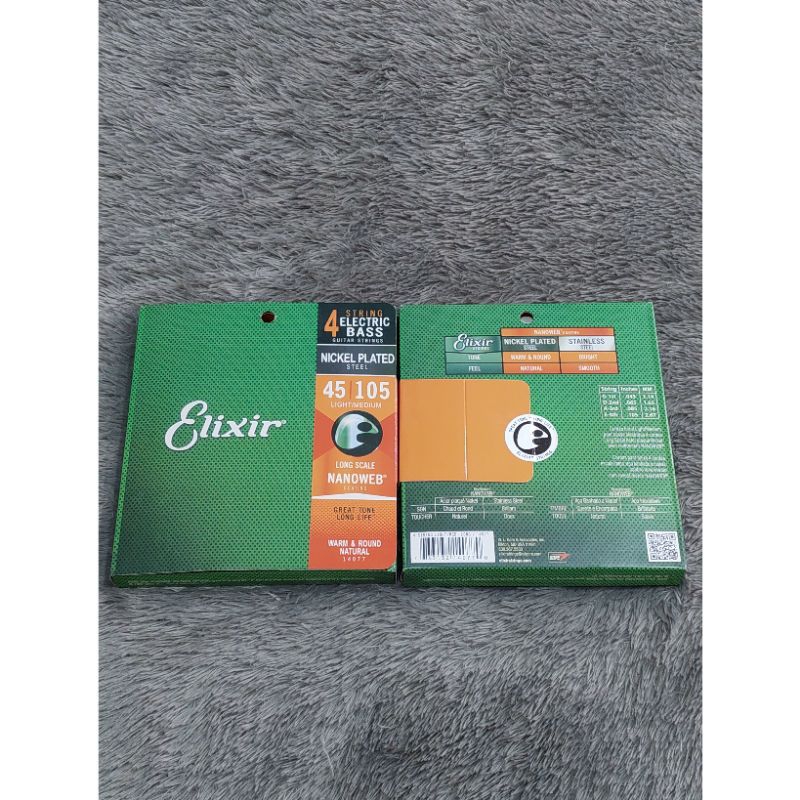 Senar Bass Elixir 4 String - Senar Bass Elixir Nickel Plated Nanoweb