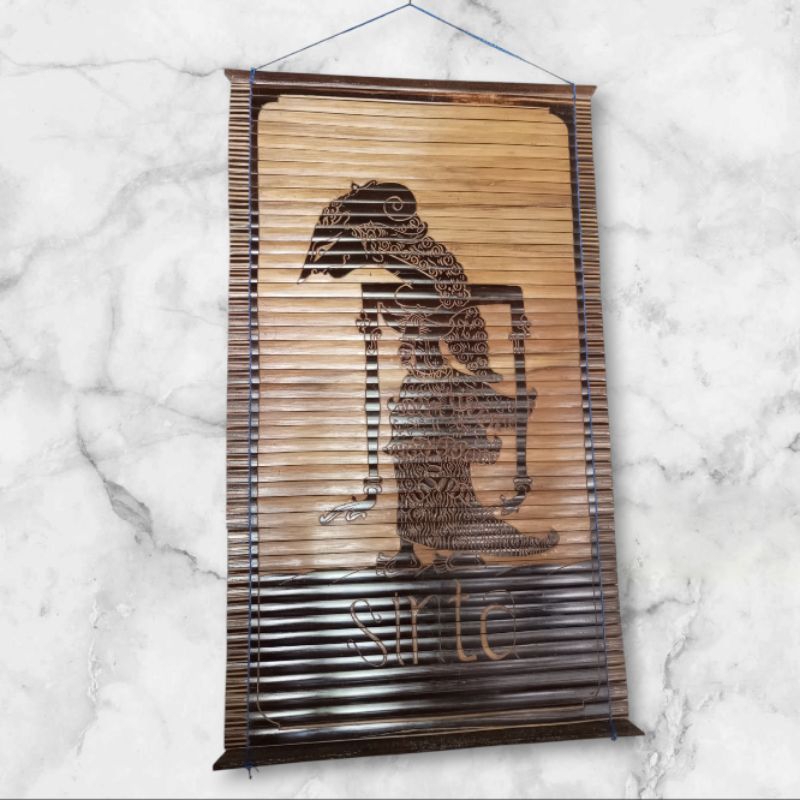 Hiasan Dinding/Hiasan Dinding Ukir/Hiasan Dinding Bambu Hitam