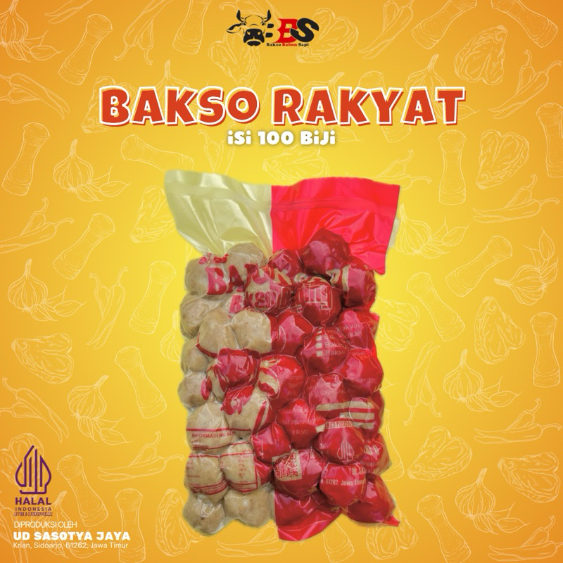 

Bakso Rakyat / isi 100 Biji