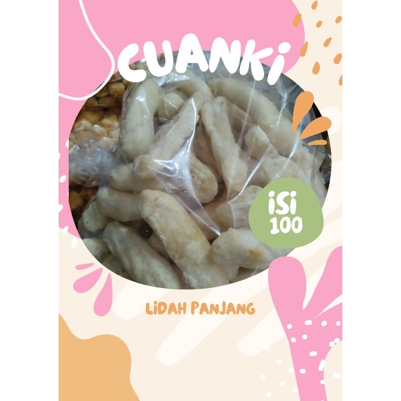 

cuanki lidah isi 100 biji