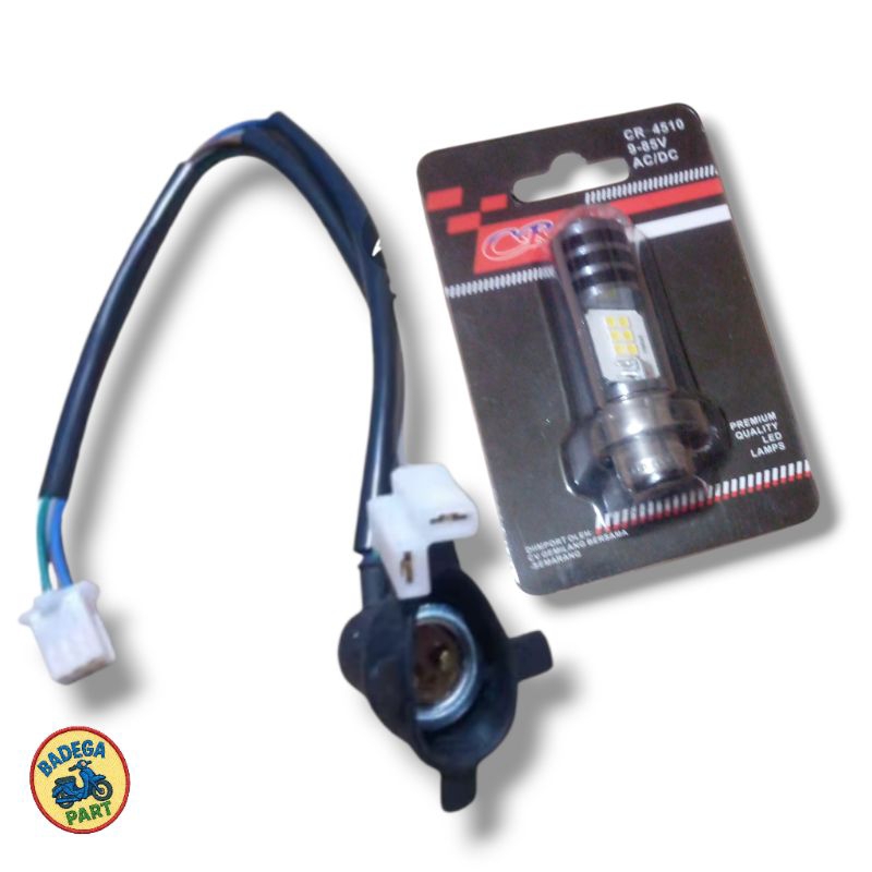 pitting kabel socket lampu depan utama Honda Scoopy 2016 set lampu depan LED