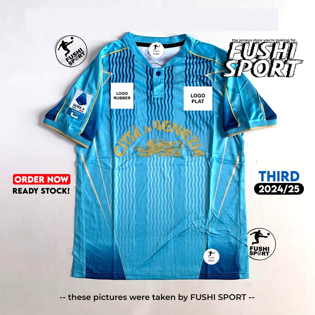 Jersey Baju Bola Venezia 3rd Third Full Patch 2024 2025 New
