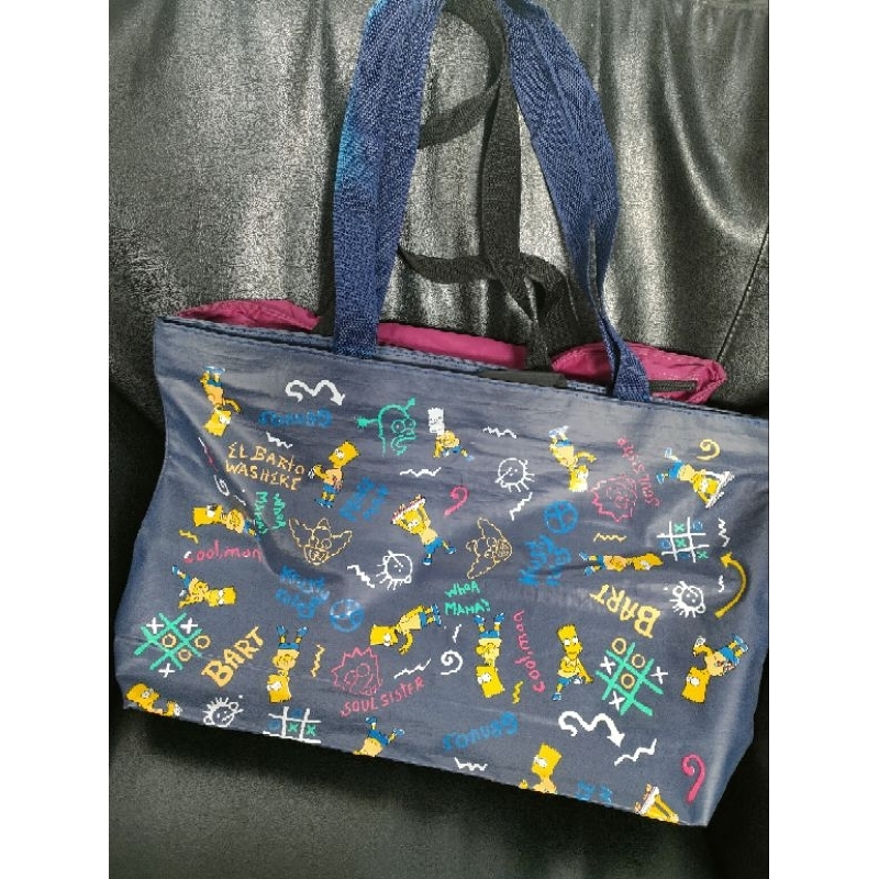 Tas Bart Simpson Original Sunflower Tas Jinjing Waterproof Besar