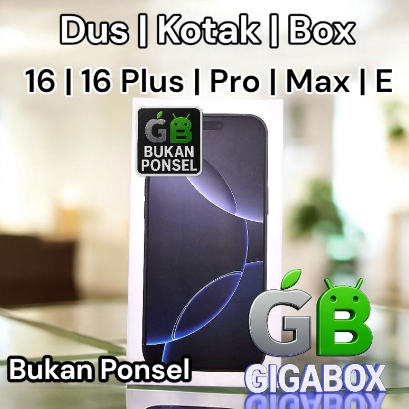

Box 16 / 16 Plus / 16 Pro / 16 Pro Max / 16 E / Kardus (Box Only)