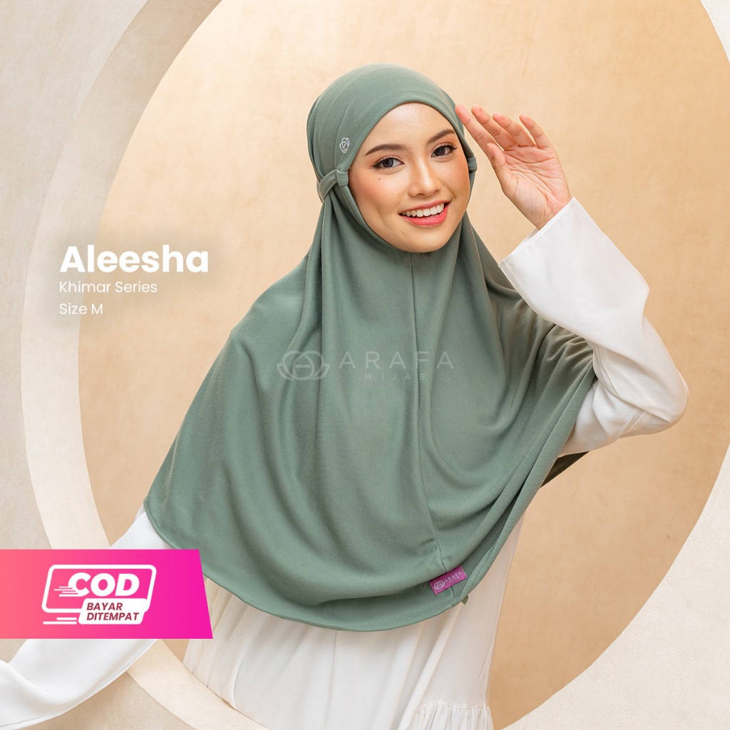 Arafa Hijab - Khimar Aleesha M | Jilbab Kaos Instan Tali