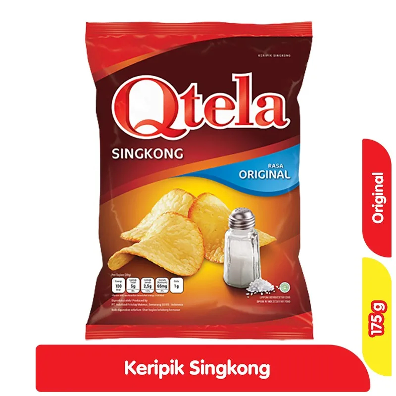 

QTELA KERIPIK SINGKONG ORIGINAL PCK 175g