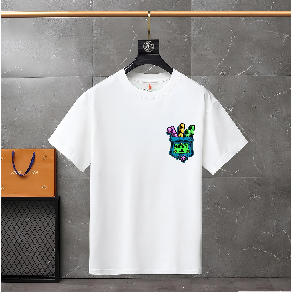 KAOS PRINT POCKET - PREMIUM COTTON 7200 24S