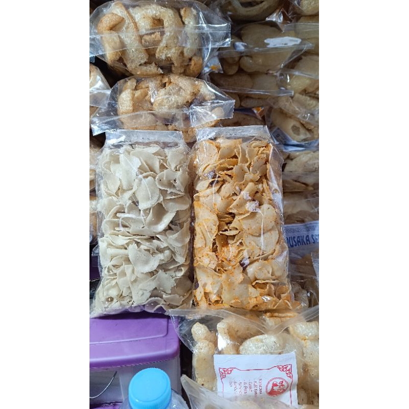 

Moring/Cimol Kering Khas Garut Rasa Gurih, Gurih Pedas , Gurih Asin, Pedas Jeruk, Gurih Jeruk