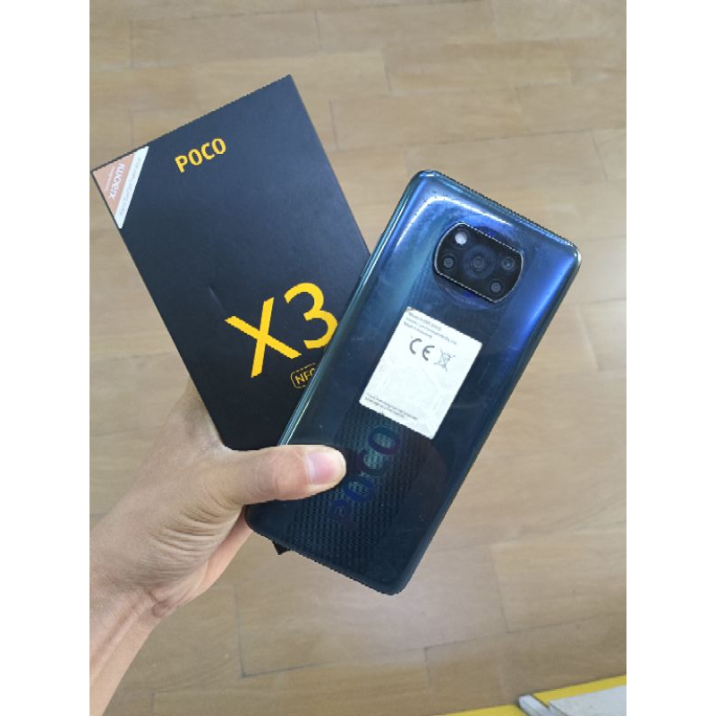 poco x3 nfc ram8/128gb second hp bekas kondisi normal fullset