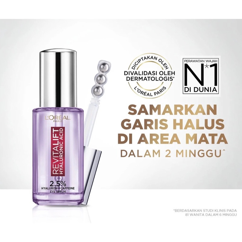 LOREAL EYE SERUM REVITALIFT HYALURONIC ACID