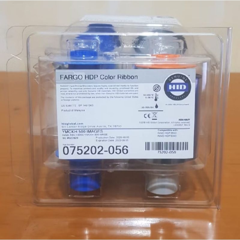 Fargo Ribbon Colour Hdp 5600 PN 075202-056 EKTP Original