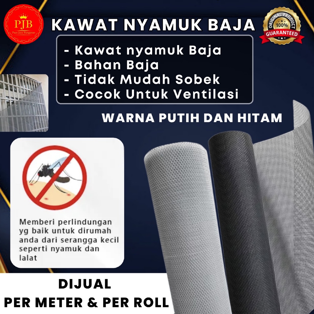 KAWAT NYAMUK BAJA ANTI TIKUS & NYAMUK (PER METER)