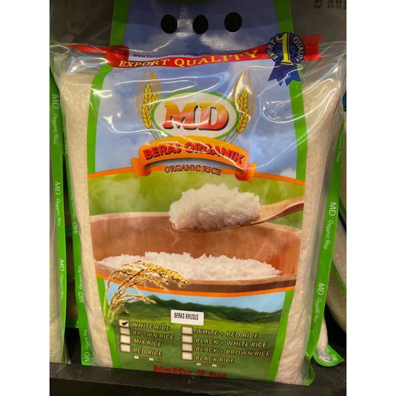 

Beras putih Organik Mutiara Dewi 5 Kg