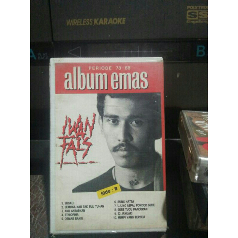 Kaset Pita Iwan Fals album emas Peroode 79-88 < Musicacassette.