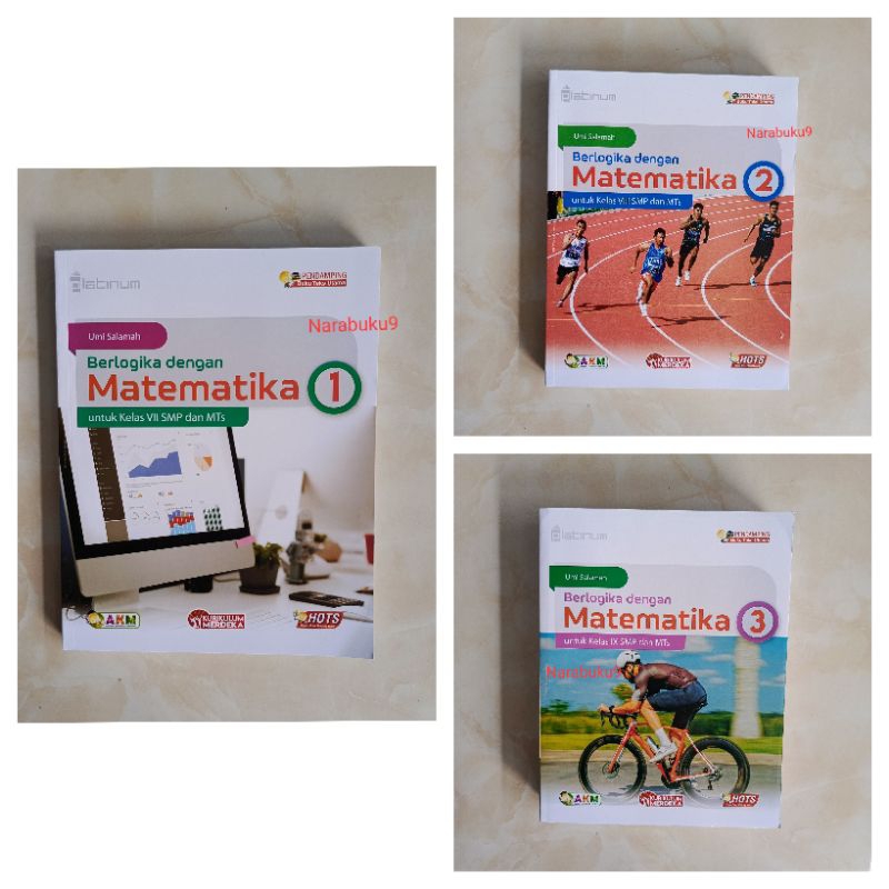 Matematika kelas 7 8 9 SMP Kurikulum Merdeka Platinum