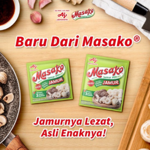 

ajinomoto masako jamur saset 10gram