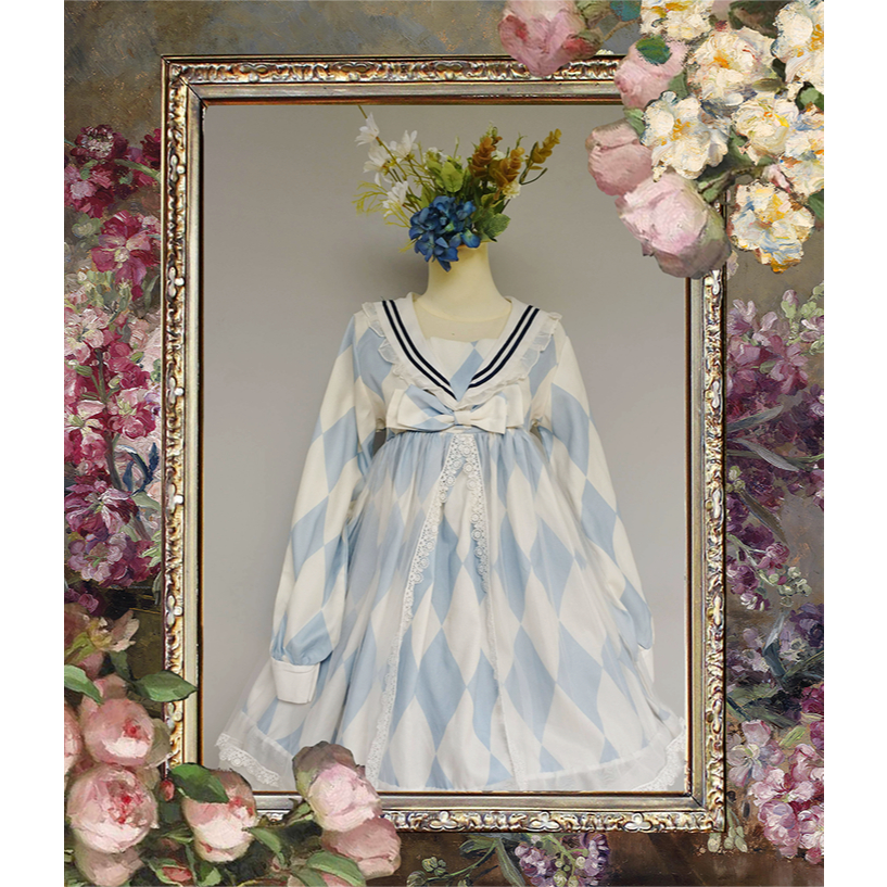 Long Sleeve Light Blue Lolita