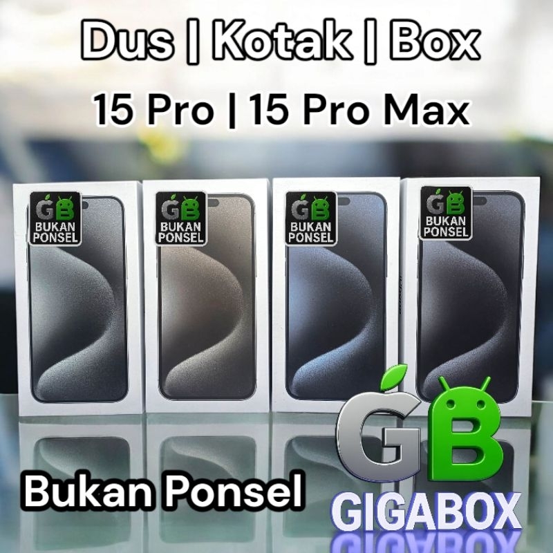 

Box 15 Pro | 15 Pro Max Kardus (Box Only)