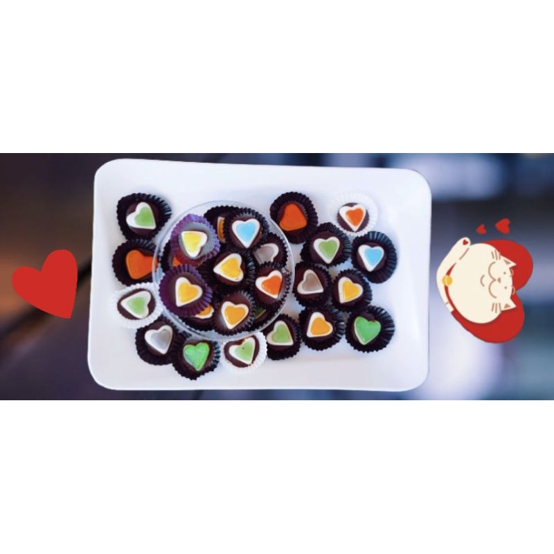 

coklat love varian warna