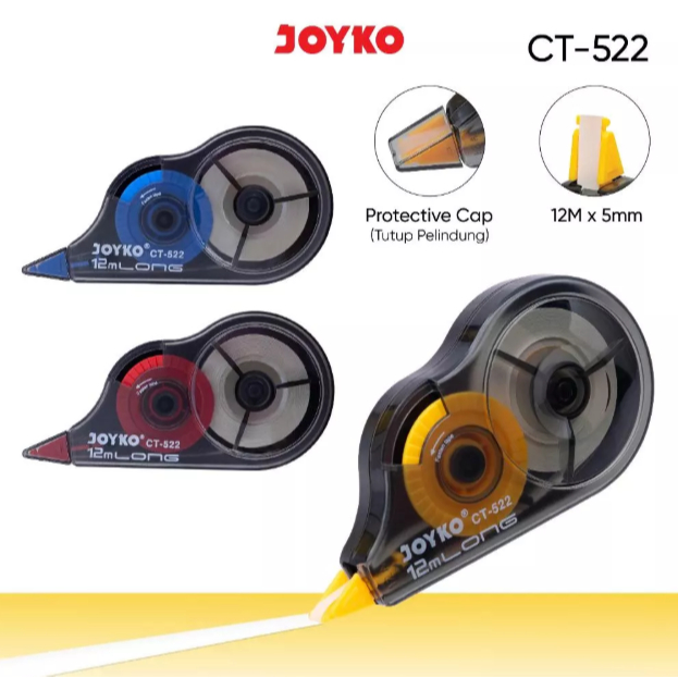 

Correction Tape / Pita Koreksi Joyko CT-522