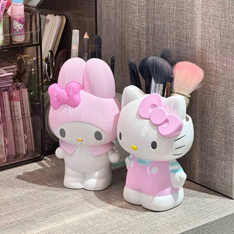 

[PREORDER] Tempat Pensil / Rias Hello Kitty & Melody – Lucu untuk Meja Belajar atau Rias